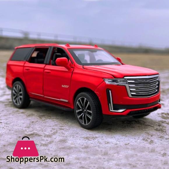1:32 Cadillac Escalade Off-Road SUV Vehicle Simulation Metal Alloy Model Car Sound Light Pull Back