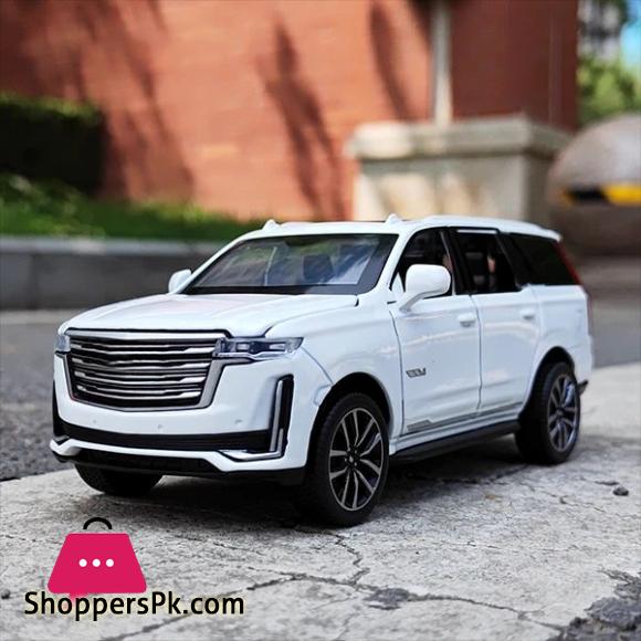 1:32 Cadillac Escalade Off-Road SUV Vehicle Simulation Metal Alloy Model Car Sound Light Pull Back