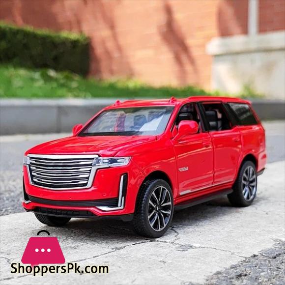 1:32 Cadillac Escalade Off-Road SUV Vehicle Simulation Metal Alloy Model Car Sound Light Pull Back