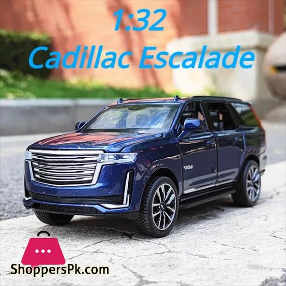 1:32 Cadillac Escalade Off-Road SUV Vehicle Simulation Metal Alloy Model Car Sound Light Pull Back