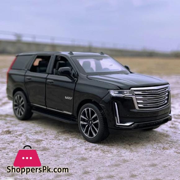 1:32 Cadillac Escalade Off-Road SUV Vehicle Simulation Metal Alloy Model Car Sound Light Pull Back