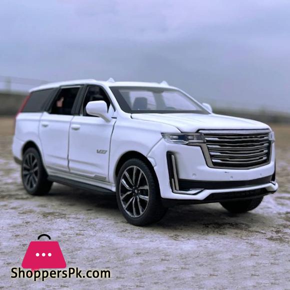 1:32 Cadillac Escalade Off-Road SUV Vehicle Simulation Metal Alloy Model Car Sound Light Pull Back