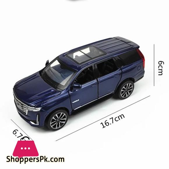 1:32 Cadillac Escalade Off-Road SUV Vehicle Simulation Metal Alloy Model Car Sound Light Pull Back