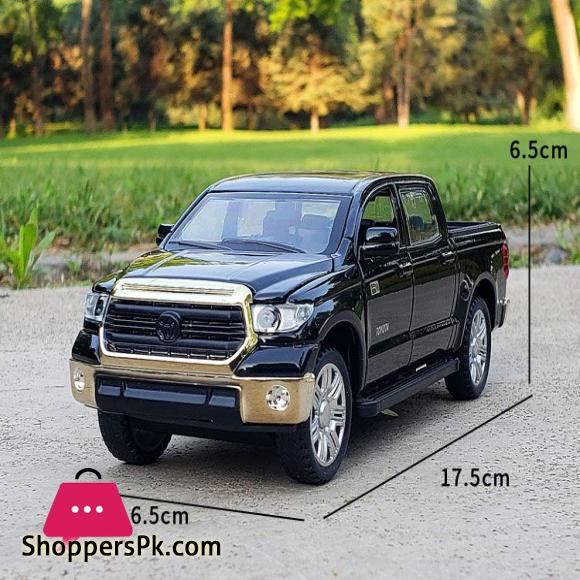 1:32 Toyota Tundra Pickup Alloy Model Car Desert Suv Off-road Vehicle Diecast Metal Scale Toy Car Sound Light