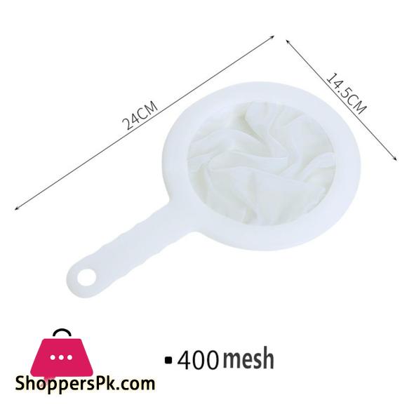 1PC Mesh Strainers Reusable Nylon Soy Milk Tea Juice Filtration Mesh Filter Ultra-fine Mesh Colander Home Kitchen Supplies