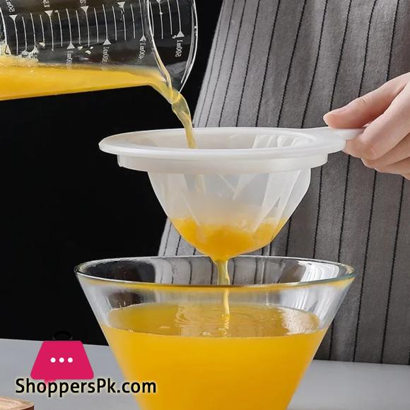1PC Mesh Strainers Reusable Nylon Soy Milk Tea Juice Filtration Mesh Filter Ultra-fine Mesh Colander Home Kitchen Supplies