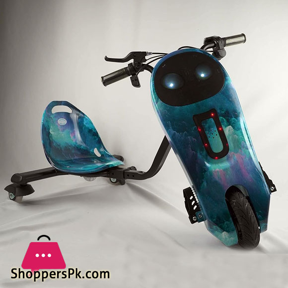 Electric Drift Scooter 3-wheel Kids 360 Electric Drifting Scooter with Bluetooth Go Kart