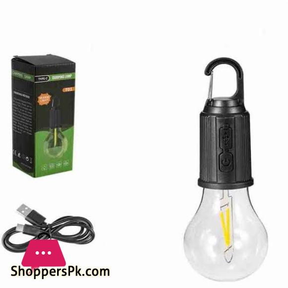 [HIGH-QUALITY] LED Camping Light 400mAh 100LM Type-C USB Rechargeable Waterproof 1pcs