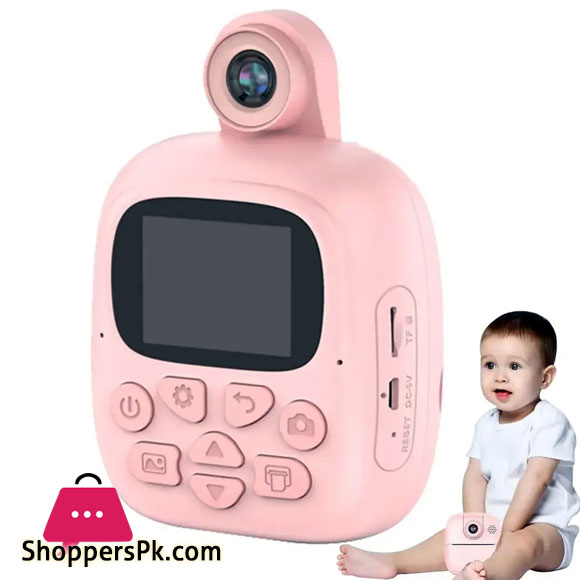 Kids Instant Camera Thermal Printer Paper Photo Video Cameras Record Hd Children Digital Camera Print Camara