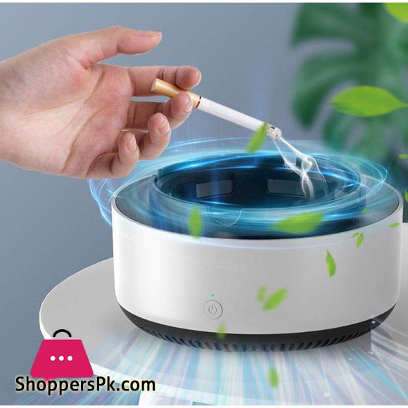 Multi-Purpose Ashtray with Air Purifier Features Ashtray Air Purifier for Home Portable Smokeless Air Purifier Ashtray