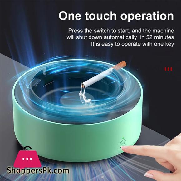Multi-Purpose Ashtray with Air Purifier Features Ashtray Air Purifier for Home Portable Smokeless Air Purifier Ashtray