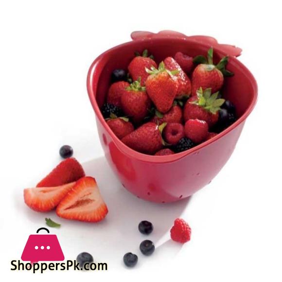 Multicolor Mini Strawberry Shape Plastic Fruit And Vegetable Washing Basket, For Kitchen