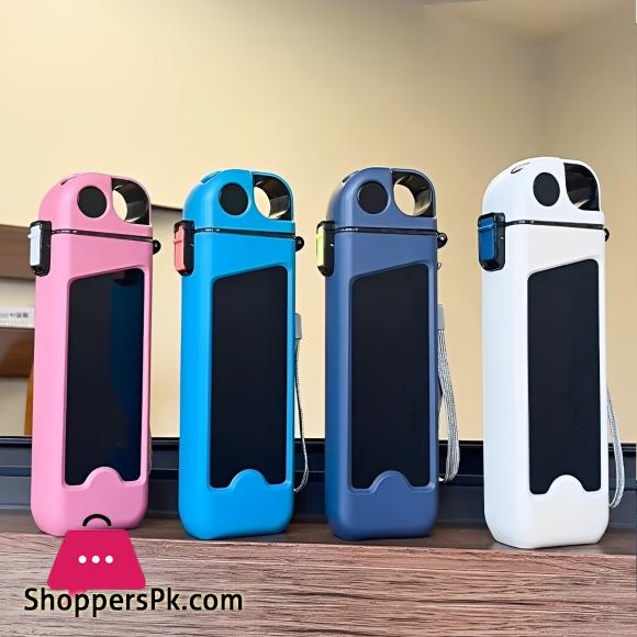 New Rectangular Creative Netflix Lighter Water Cup Ins High Quality Wicker Cup Portable Drop-proof Gift Water Bottles for Girls