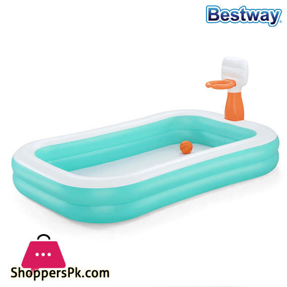Bestway DunkN Splash Inflatable Pool 251 x 168 x 102 cm - 54445