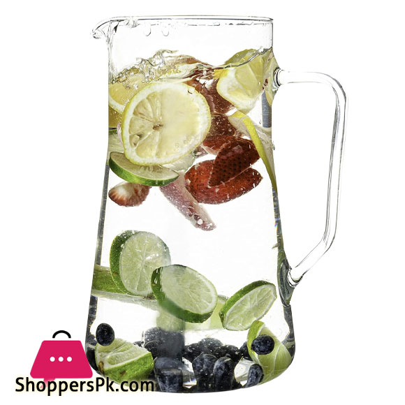 Simax AGRA Borosilicate Glass 2.5 Litre Jug for Beverage, Iced Tea, Lemonade & Juice