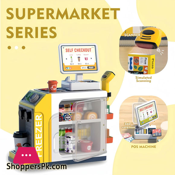 Cash Register for Kids - 46 PCS