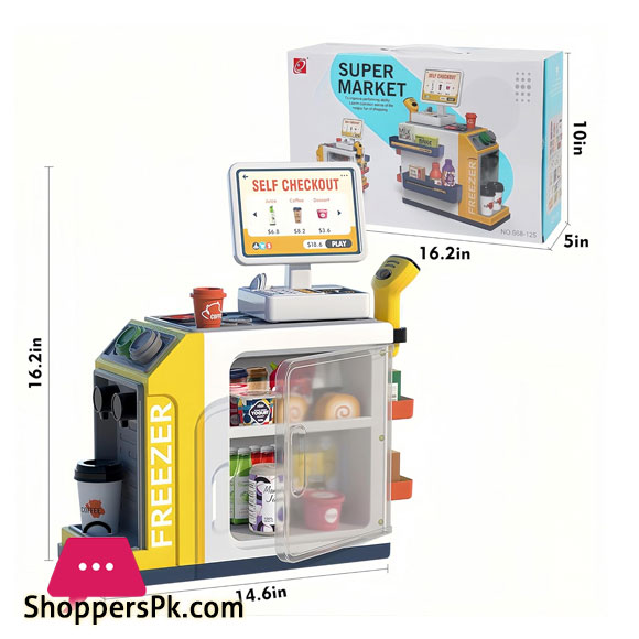Cash Register for Kids - 46 PCS