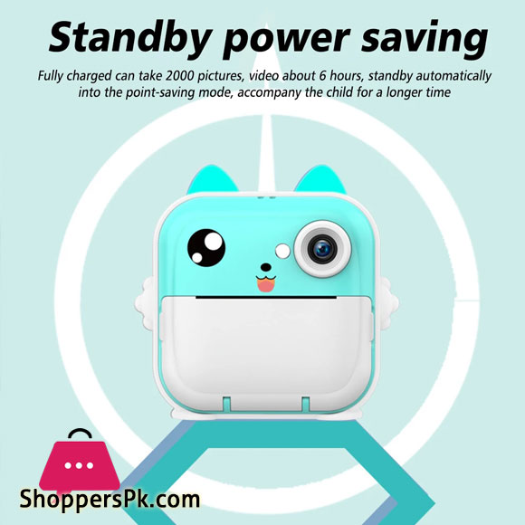 Children Instant Print Digital Camera 1080p Video Photo Thermal Print Camera Kids Birthday Gift