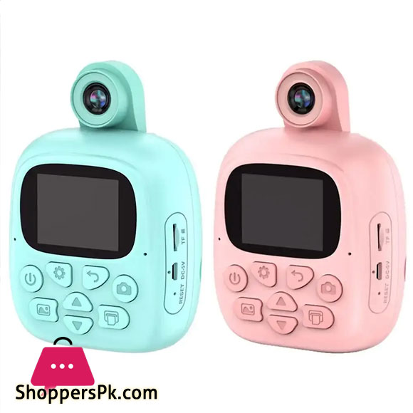 Kids Instant Camera Thermal Printer Paper Photo Video Cameras Record Hd Children Digital Camera Print Camara