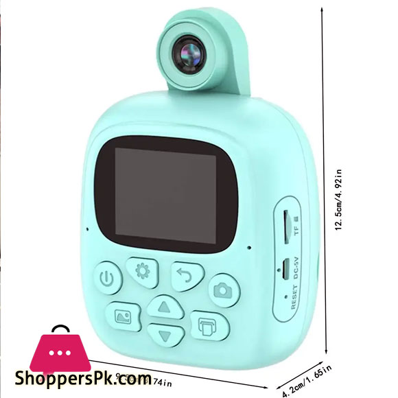 Kids Instant Camera Thermal Printer Paper Photo Video Cameras Record Hd Children Digital Camera Print Camara