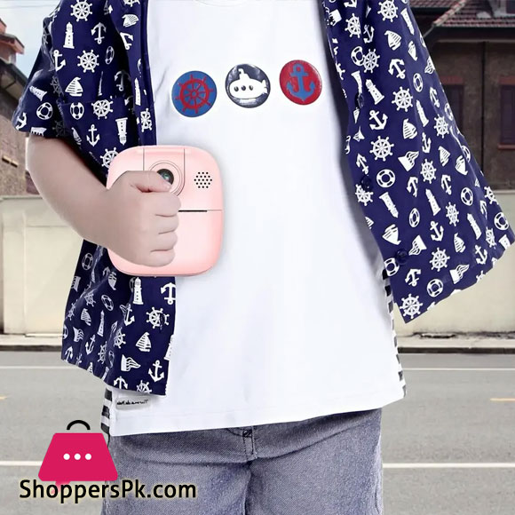 Kids Instant Camera Thermal Printer Paper Photo Video Cameras Record Hd Children Digital Camera Print Camara