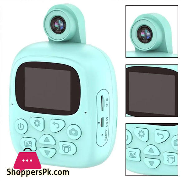 Kids Instant Camera Thermal Printer Paper Photo Video Cameras Record Hd Children Digital Camera Print Camara