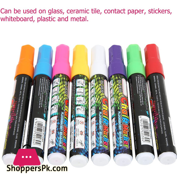 Liquid Chalk Marker, Chalkboard Marker, ecofriendly Ink, Great Softness for Reading Drawing