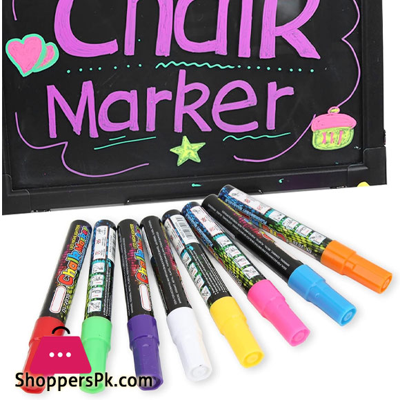 Liquid Chalk Marker, Chalkboard Marker, ecofriendly Ink, Great Softness for Reading Drawing