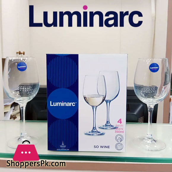 Luminarc So Wine Glass 350ml Set of 4