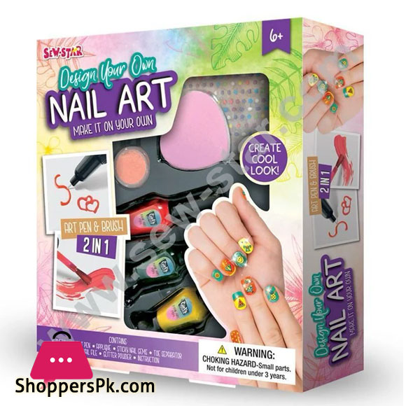 2-in-1 Nail Art Pen & Brush