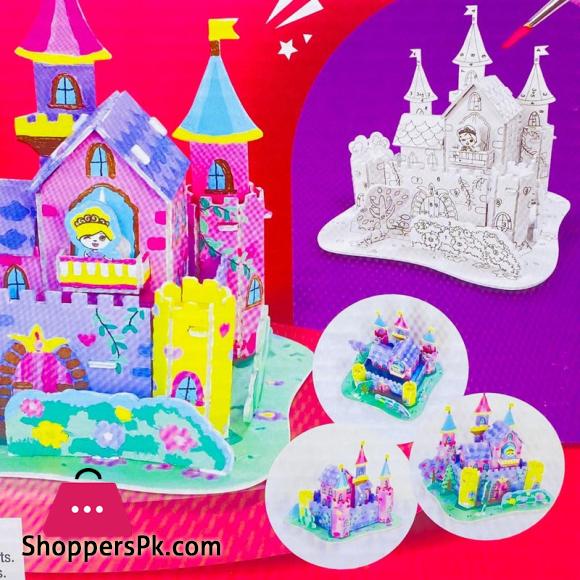 3D Puzzle Paint Number-House