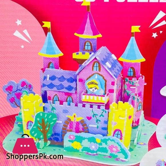 3D Puzzle Paint Number-House
