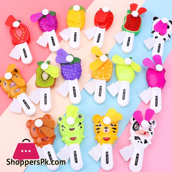 Baby Fan Toy Fruit Shape Portable Non Electronic Mini Fan