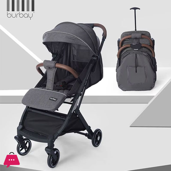 BURBAY 1 Button to Collect Light Weight and Easy Fold Baby Stroller X6
