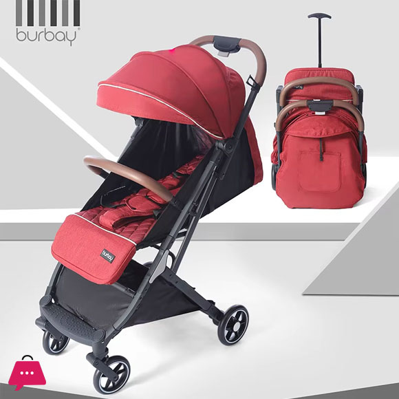 BURBAY 1 Button to Collect Light Weight and Easy Fold Baby Stroller X6