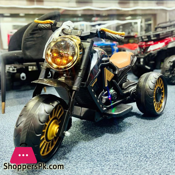 Childrens Electric Harley Davidson Motorcycle Tricycle 2-7 Years Old Kids Rechargeable