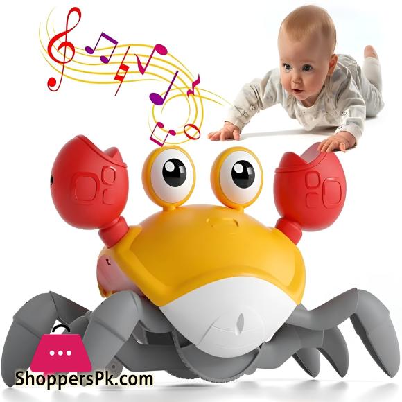 Dancing Crab Toy for Babies Crawling Interactive Escape Crabs