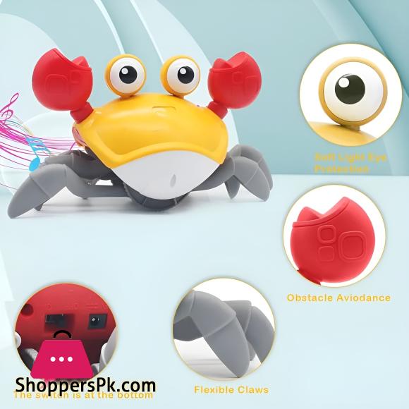 Dancing Crab Toy for Babies Crawling Interactive Escape Crabs