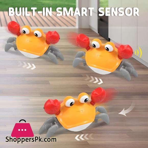 Dancing Crab Toy for Babies Crawling Interactive Escape Crabs