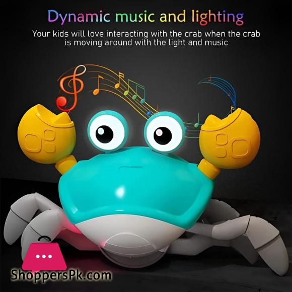 Dancing Crab Toy for Babies Crawling Interactive Escape Crabs