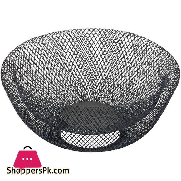 Double-Layer Wrought Iron Fruit Basket Living Room Household Fruit Plate Dried Fruit Candy Storage Basket