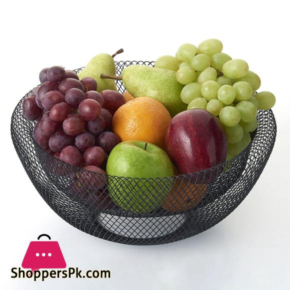 Double-Layer Wrought Iron Fruit Basket Living Room Household Fruit Plate Dried Fruit Candy Storage Basket
