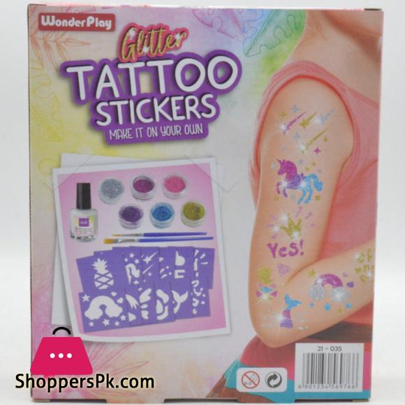 Glitter Tattoo Stickers
