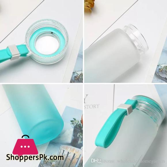 Hello Master Glass Drinking Water Bottle 480Ml - Stay Hydrated In Style With This 480Ml Glass Drinking Water Bottle Featuring The Hello Master Design.