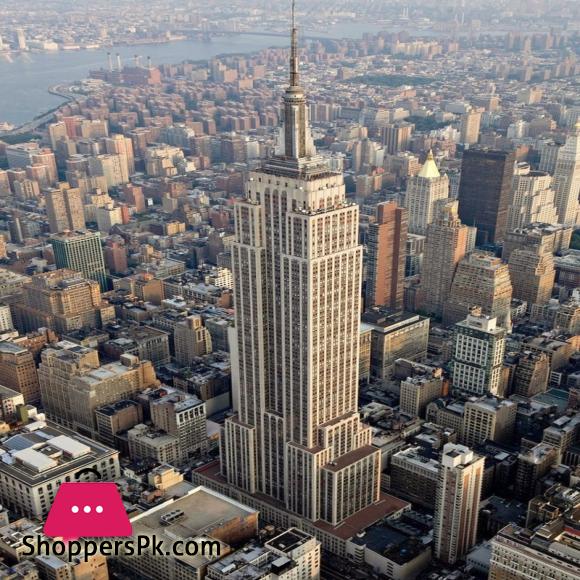 Metal Empire State Miniature Famous Building Model For Home & Office Decoration 22CM