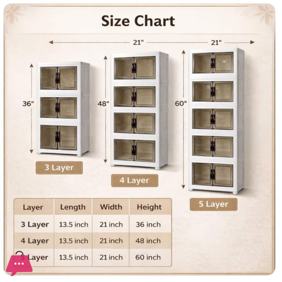 New Double Door Foldable Storage Drawer Cabinet for Living Room Organizer Cabinet with Wheels
