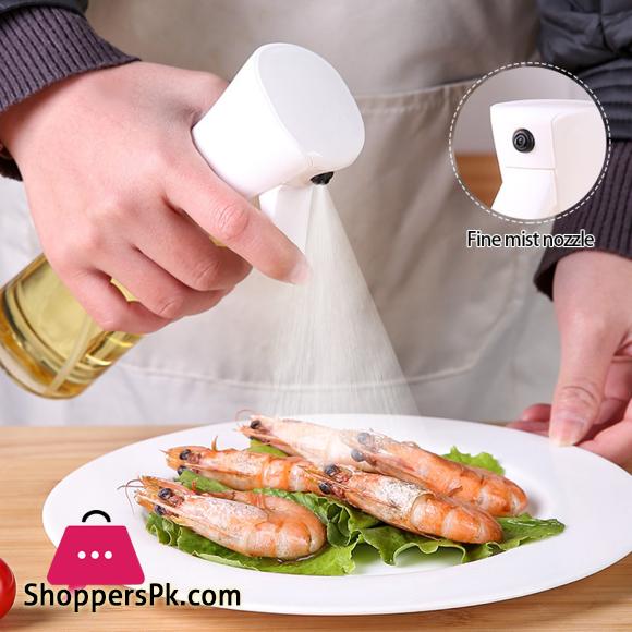 Oil Spray Bottle Outdoor Barbecue Olive Oil Sprayer Kitchen Oil Container with Spray 200ml - 1 Pcs