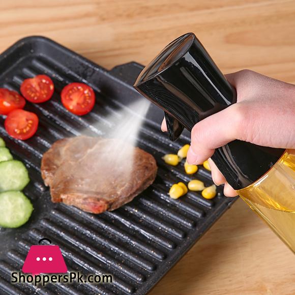 Oil Spray Bottle Outdoor Barbecue Olive Oil Sprayer Kitchen Oil Container with Spray 200ml - 1 Pcs