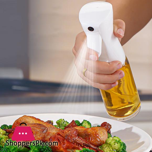 Oil Spray Bottle Outdoor Barbecue Olive Oil Sprayer Kitchen Oil Container with Spray 200ml - 1 Pcs