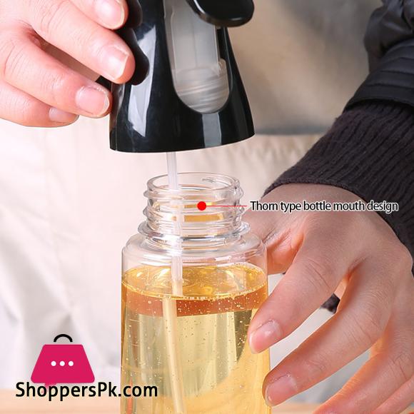 Oil Spray Bottle Outdoor Barbecue Olive Oil Sprayer Kitchen Oil Container with Spray 200ml - 1 Pcs